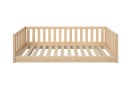Lit enfant avec barrière amovible 90x190 en pin massif UGO - Pin 14
