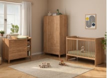 Chambre bébé complète ANTON - Bois 1