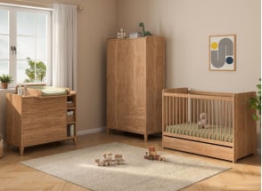 Chambre bébé complète ANTON - Bois