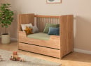 Lit bébé évolutif 60x120 ANTON - Bois 6