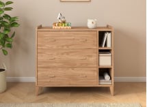 Commode 3 tiroirs ANTON - Bois 4
