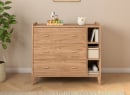 Commode 3 tiroirs ANTON - Bois 4