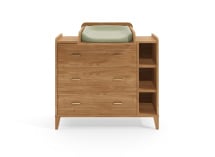 Commode 3 tiroirs ANTON - Bois 12