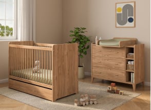 copy of Cuna combinada evolutiva 70x140 ANTON - Madera/Arena