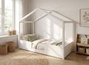 Lit cabane Montessori 90x190 en pin massif TIMEO - 1