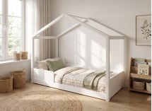 Lit cabane Montessori 90x190 en pin massif TIMEO - 3