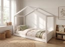 Lit cabane Montessori 90x190 en pin massif TIMEO - 4