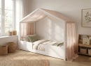 Lit cabane Montessori 90x190 en pin massif TIMEO - 5