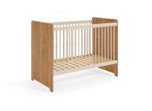 Lit bébé évolutif 60x120 ANTON - Bois/Sable 12