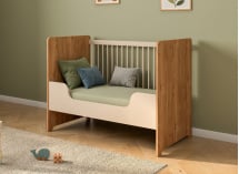 Chambre bébé complète ANTON - Bois/Sable 6