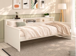 Storage daybed 90x200 OLIVER - White