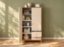 Chambre bébé complète ANTON - Bois/Sable 12.1