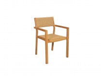Table et chaises de jardin en Teck LIMA - 6 personnes Nateo Concept - 5