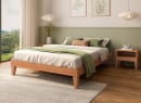 Lit en bois massif 160x200 ACHILLE - Hêtre 1