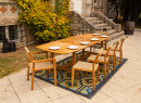 Table et chaises de jardin en Teck LIMA - 6 personnes Nateo Concept - 2