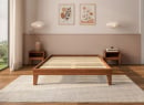 Lit en bois massif 160x200 ACHILLE - Noyer - 3