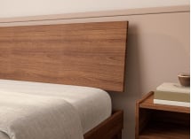 Tête de lit pleine pour lit 160 ACHILLE - Noyer - zoom