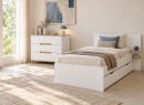 Lit ALBI avec tiroir et commode assortie