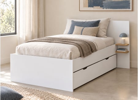 ALBI Child Bed 90x200 - White/Oak