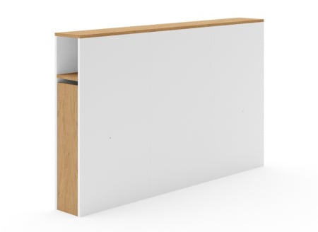 Kopfteil für Doppelbett 140 PRADO Weiß/Eiche