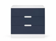 Commode MANLY bleu – vue de face