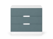Commode MANLY vert – vue de face