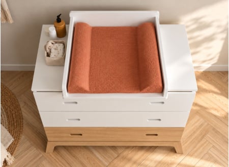 EKKO Changing Dresser - White/Oak