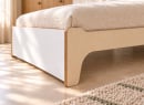 Lit enfant 90x190 KALIX - Blanc/Bois 4