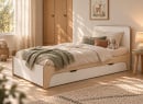 Lit enfant 90x190 avec tête de lit KALIX 2