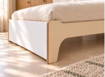 Lit enfant 90x190 avec tête de lit KALIX 3