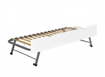 Tiroir gigogne 90x200 BOMBAY - Blanc - 3