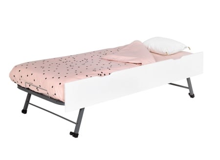 Tiroir gigogne 90x200 BOMBAY - Blanc - 1