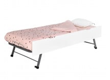 Tiroir gigogne 90x200 BOMBAY - Blanc - 1