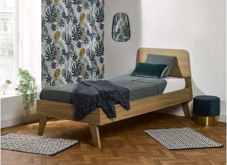 Lit enfant 90x200 LOKI + sommier - 1