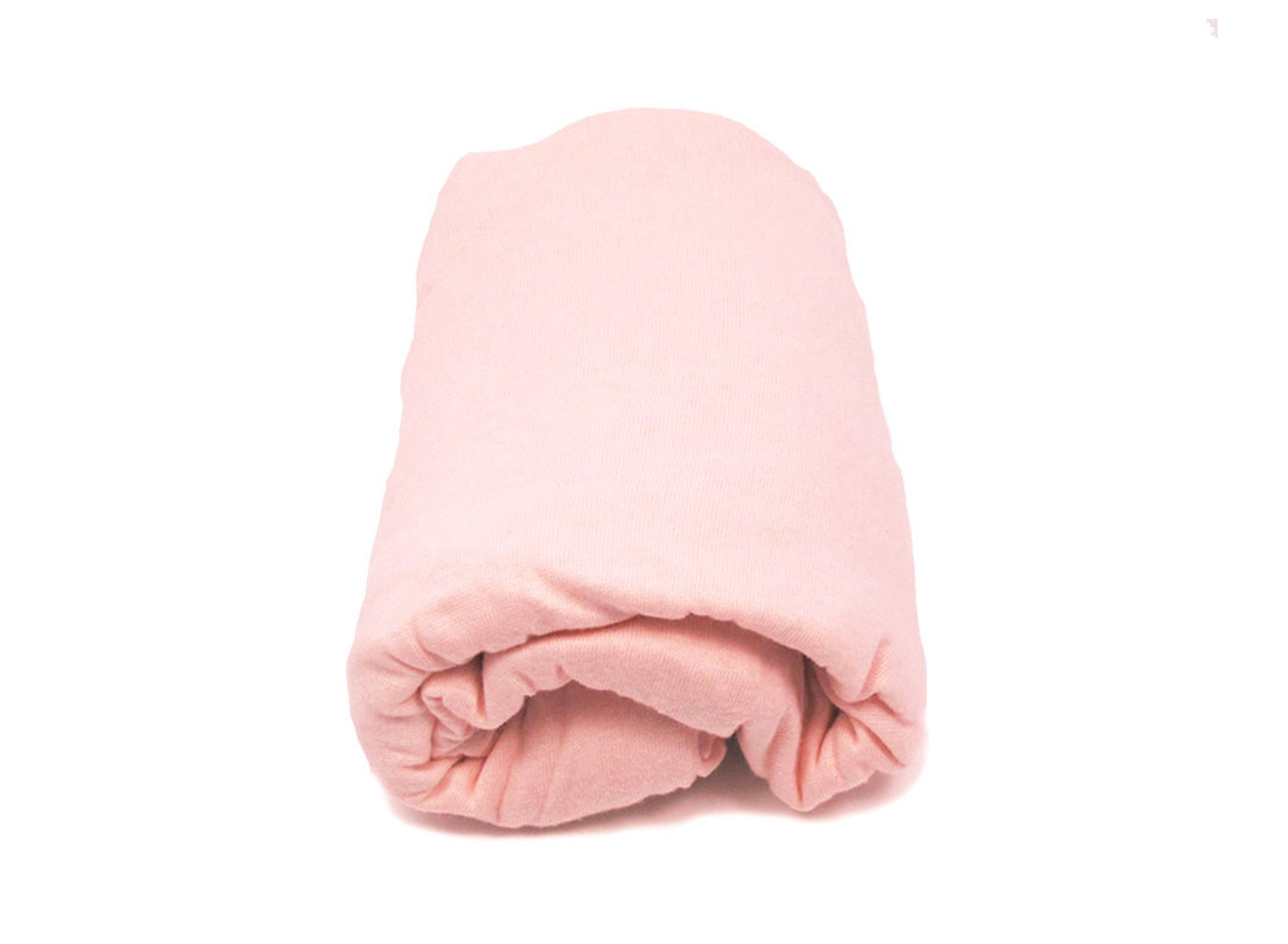Drap housse bébé 60x120cm LEO - Rose