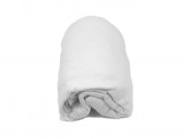 Drap housse bébé 60x120cm LEO - Blanc