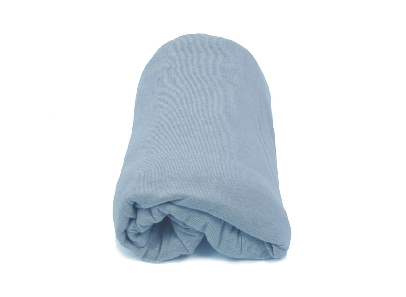 Drap housse bébé 70x140cm LEO - Bleu Ciel