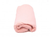 Drap housse bébé 70x140cm LEO - Rose