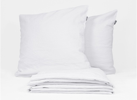 Housse de Couette + 2 taies 240x260 TANA Blanc - 2