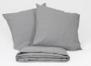 Housse de Couette + 2 taies 240x260 TANA Gris - 2