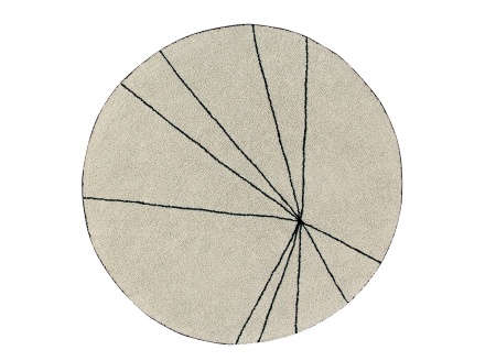 Tapis rond lavable 100% Coton MAIA  - 2