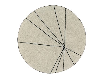 Tapis rond lavable 100% Coton MAIA  - 2