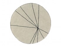 Tapis rond lavable 100% Coton MAIA  - 2