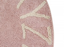 Tapis rond lavable 100% coton ABC Rose Pastel - 3