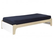 Lit enfant 90x190 KALIX - Blanc/Bois Nateo Concept - 6