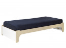 Lit enfant 90x190 KALIX - Blanc/Bois Nateo Concept - 6