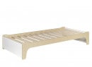 Lit enfant 90x190 KALIX - Blanc/Bois Nateo Concept - 7