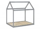 Lit cabane 90x140 évolutif ELLY  Gris - 4