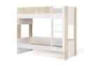 Lit superposé 90x190 BONDI Blanc/Bois - 5