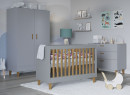 Lit bébé 60x120 DREAM Gris - 3